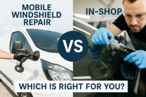 Mobile Windshield Repair vs In Shop