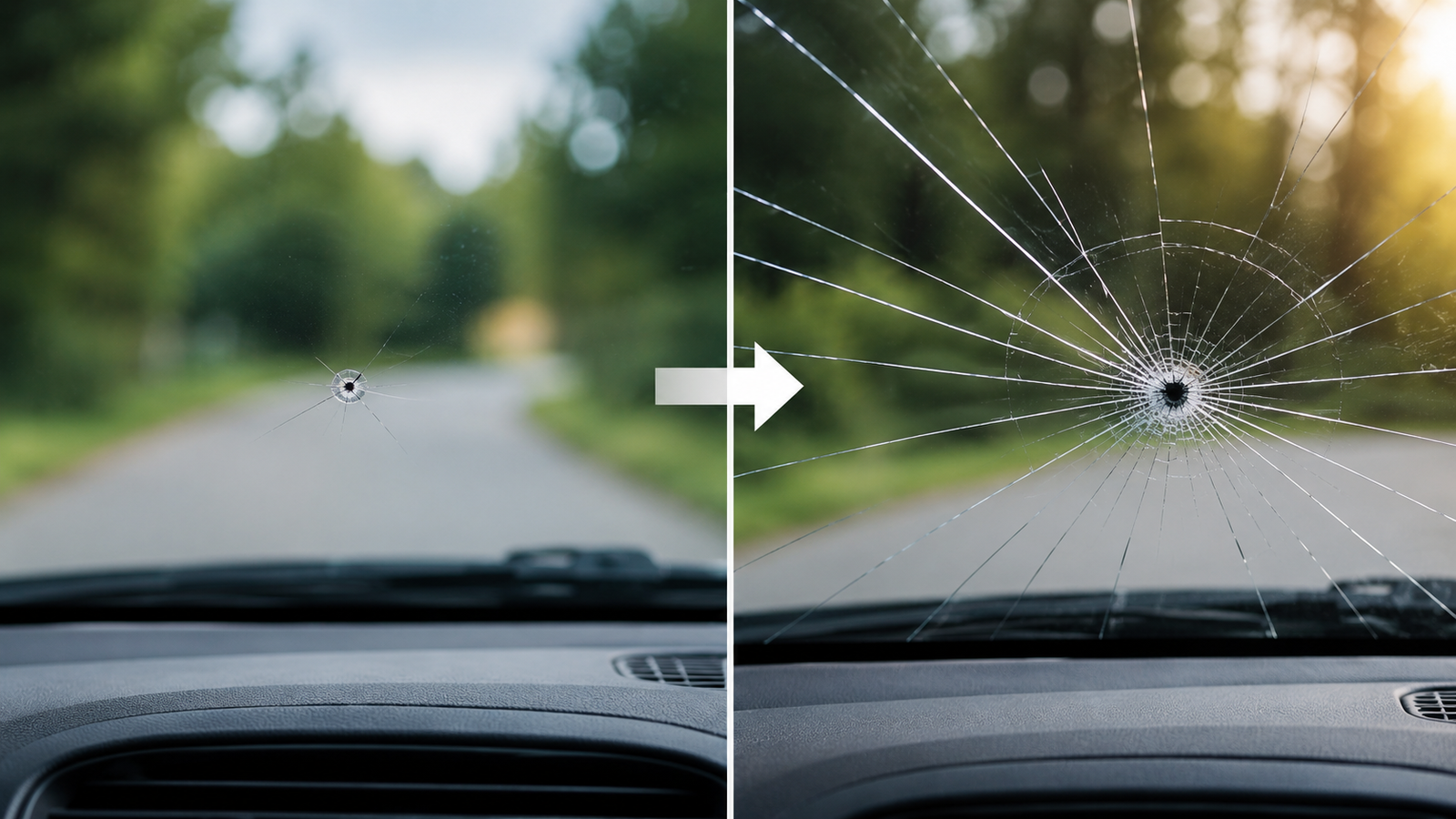 Can a Small Windshield Crack Become a Big One Warning Signs & Solutions